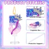 image:imageSumind Kpop Birthday Number Candles Purple Pink Birthday Candles for Cake Glitter Number Cake Topper with Sequins for Celebrating Anniversary Theme DecorationsBraid Crown5Braid Crown