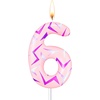 image:imageSumind Kpop Birthday Number Candles Purple Pink Birthday Candles for Cake Glitter Number Cake Topper with Sequins for Celebrating Anniversary Theme DecorationsBraid Crown5Lightning Crack