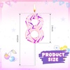 image:imageSumind Kpop Birthday Number Candles Purple Pink Birthday Candles for Cake Glitter Number Cake Topper with Sequins for Celebrating Anniversary Theme DecorationsBraid Crown5Lightning Crack