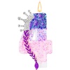 image:imageSumind Kpop Birthday Number Candles Purple Pink Birthday Candles for Cake Glitter Number Cake Topper with Sequins for Celebrating Anniversary Theme DecorationsBraid Crown5Braid Crown