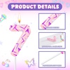 image:imageSumind Kpop Birthday Number Candles Purple Pink Birthday Candles for Cake Glitter Number Cake Topper with Sequins for Celebrating Anniversary Theme DecorationsBraid Crown5Lightning Crack