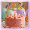 image:imageSumind Kpop Birthday Number Candles Purple Pink Birthday Candles for Cake Glitter Number Cake Topper with Sequins for Celebrating Anniversary Theme DecorationsBraid Crown5Lightning Crack