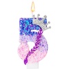 image:imageSumind Kpop Birthday Number Candles Purple Pink Birthday Candles for Cake Glitter Number Cake Topper with Sequins for Celebrating Anniversary Theme DecorationsBraid Crown5Braid Crown