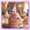 image:imageSumind Kpop Birthday Number Candles Purple Pink Birthday Candles for Cake Glitter Number Cake Topper with Sequins for Celebrating Anniversary Theme DecorationsBraid Crown5Lightning Crack
