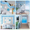 image:image40FT Under The Sea Party Decorations Ocean Classroom Decor with 30 Pcs Resin Starfish Seashell Seahorse Hanging Ornaments Birthday Nautical Party Decor for Classroom Home Bar Blue Summer Beach Garland