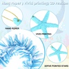 image:image40FT Under The Sea Party Decorations Ocean Classroom Decor with 30 Pcs Resin Starfish Seashell Seahorse Hanging Ornaments Birthday Nautical Party Decor for Classroom Home Bar Blue Summer Beach Garland