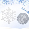 image:image8 Pcs Large Snowflakes Extra Large Outdoor Christmas Ornaments 12 Glittered Snowflakes Decorations Oversized Christmas Tree Ornaments Winter Indoor Outdoor Window Hanging Decorations WhiteWhite