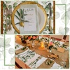 image:imageSumind 100 Pcs Disposable Paper Placemat Greenery Eucalyptus Table Mat for Wedding Party 12 x 16 Summer Dinner Place Mat Rustic Farmhouse Dinnerware for Kitchen Baby Shower Birthday Tea Party100