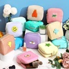 image:imageSumind 12 Pcs Summer Preppy Patch Clear Makeup Bag Bulk Cute Mini Pouch Bag Gift Nylon Travel Cosmetic Toiletry Portable Organizer Storage Purse Small Zipper Pouch Daily Use Storage Purse for WomenSolid