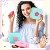 image:imageSumind 12 Pcs Summer Preppy Patch Clear Makeup Bag Bulk Cute Mini Pouch Bag Gift Nylon Travel Cosmetic Toiletry Portable Organizer Storage Purse Small Zipper Pouch Daily Use Storage Purse for WomenSolid