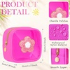image:imageSumind 12 Pcs Summer Preppy Patch Clear Makeup Bag Bulk Cute Mini Pouch Bag Gift Nylon Travel Cosmetic Toiletry Portable Organizer Storage Purse Small Zipper Pouch Daily Use Storage Purse for WomenClear
