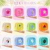 image:imageSumind 12 Pcs Summer Preppy Patch Clear Makeup Bag Bulk Cute Mini Pouch Bag Gift Nylon Travel Cosmetic Toiletry Portable Organizer Storage Purse Small Zipper Pouch Daily Use Storage Purse for WomenClear