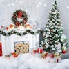 image:imageSumind 12 oz and 36 Sqft Christmas Fake Snow Decoration Fiber Artificial Snow Like Fluffy Snow Indoor Snow Blanket for Winter Mantle Village Nativity Christmas Tree Home Display Decor