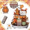 image:imageSumind 15 Pcs Fall Decorations for Home Fall Tiered Tray Decor SetPumpkin  Maple Leaves Pumpkin Wooden Signs Thanksgiving Table Signs Rustic Farmhouse Tabletop Centerpieces Autumn Harvest DecorHarvest