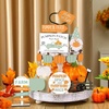 image:imageSumind 15 Pcs Fall Decorations for Home Fall Tiered Tray Decor SetPumpkin  Maple Leaves Pumpkin Wooden Signs Thanksgiving Table Signs Rustic Farmhouse Tabletop Centerpieces Autumn Harvest DecorGnomes
