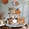 image:imageSumind 15 Pcs Fall Decorations for Home Fall Tiered Tray Decor SetPumpkin  Maple Leaves Pumpkin Wooden Signs Thanksgiving Table Signs Rustic Farmhouse Tabletop Centerpieces Autumn Harvest DecorLeaf