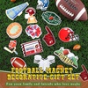 image:imageSumind 16 Pcs Sport Locker Magnets Sport Ball Player Fridge Magnetic for Locker Decorations American Flag Car Magnets Stickers Refrigerator Decor Party Supplies for Door Kitchen Office FridgeFootball