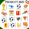 image:imageSumind 16 Pcs Sport Locker Magnets Sport Ball Player Fridge Magnetic for Locker Decorations American Flag Car Magnets Stickers Refrigerator Decor Party Supplies for Door Kitchen Office FridgeSoccer