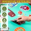 image:imageSumind 16 Pcs Sport Locker Magnets Sport Ball Player Fridge Magnetic for Locker Decorations American Flag Car Magnets Stickers Refrigerator Decor Party Supplies for Door Kitchen Office FridgeFootball