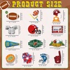 image:imageSumind 16 Pcs Sport Locker Magnets Sport Ball Player Fridge Magnetic for Locker Decorations American Flag Car Magnets Stickers Refrigerator Decor Party Supplies for Door Kitchen Office FridgeFootball
