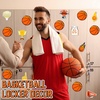 image:imageSumind 16 Pcs Sport Locker Magnets Sport Ball Player Fridge Magnetic for Locker Decorations American Flag Car Magnets Stickers Refrigerator Decor Party Supplies for Door Kitchen Office FridgeBasketball