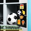 image:imageSumind 16 Pcs Sport Locker Magnets Sport Ball Player Fridge Magnetic for Locker Decorations American Flag Car Magnets Stickers Refrigerator Decor Party Supplies for Door Kitchen Office FridgeSoccer