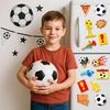 image:imageSumind 16 Pcs Sport Locker Magnets Sport Ball Player Fridge Magnetic for Locker Decorations American Flag Car Magnets Stickers Refrigerator Decor Party Supplies for Door Kitchen Office FridgeSoccer