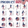 image:imageSumind 16 Pcs Sport Locker Magnets Sport Ball Player Fridge Magnetic for Locker Decorations American Flag Car Magnets Stickers Refrigerator Decor Party Supplies for Door Kitchen Office FridgeSport Ball