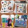 image:imageSumind 16 Pcs Sport Locker Magnets Sport Ball Player Fridge Magnetic for Locker Decorations American Flag Car Magnets Stickers Refrigerator Decor Party Supplies for Door Kitchen Office FridgeFootball