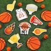 image:imageSumind 16 Pcs Sport Locker Magnets Sport Ball Player Fridge Magnetic for Locker Decorations American Flag Car Magnets Stickers Refrigerator Decor Party Supplies for Door Kitchen Office FridgeBasketball