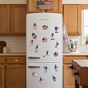 image:imageSumind 16 Pcs Sport Locker Magnets Sport Ball Player Fridge Magnetic for Locker Decorations American Flag Car Magnets Stickers Refrigerator Decor Party Supplies for Door Kitchen Office FridgeSport Ball