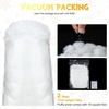 image:imageSumind 2 Bags Fake Snow Decoration Fluffy Artificial Cotton Fiber Fluffy Fake Clouds Soft Blanket for Crafts Mantle Village Christmas Winter Indoor Home DecorationGlitter GoldGlitter Silver