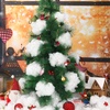 image:imageSumind 2 Bags Fake Snow Decoration Fluffy Artificial Cotton Fiber Fluffy Fake Clouds Soft Blanket for Crafts Mantle Village Christmas Winter Indoor Home DecorationGlitter GoldGlitter Silver