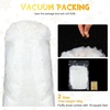 image:imageSumind 2 Bags Fake Snow Decoration Fluffy Artificial Cotton Fiber Fluffy Fake Clouds Soft Blanket for Crafts Mantle Village Christmas Winter Indoor Home DecorationGlitter GoldGlitter Gold