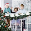image:imageSumind 2 Bags Fake Snow Decoration Fluffy Artificial Cotton Fiber Fluffy Fake Clouds Soft Blanket for Crafts Mantle Village Christmas Winter Indoor Home DecorationGlitter GoldGlitter Gold