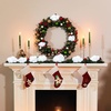 image:imageSumind 2 Bags Fake Snow Decoration Fluffy Artificial Cotton Fiber Fluffy Fake Clouds Soft Blanket for Crafts Mantle Village Christmas Winter Indoor Home DecorationGlitter GoldGlitter Silver