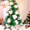 image:imageSumind 2 Bags Fake Snow Decoration Fluffy Artificial Cotton Fiber Fluffy Fake Clouds Soft Blanket for Crafts Mantle Village Christmas Winter Indoor Home DecorationGlitter GoldGlitter Gold
