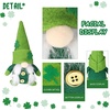 image:imageSumind 2 Pack St Patricks Day Gnome Decoration Green Irish Saint Leprechaun Tomte Plush Gnomes Doll Dwarf Felt Shamrock Gnome for Tiered Tray Home St Patricks Day Decor OrnamentsSweet StyleSweet Style