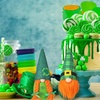 image:imageSumind 2 Pack St Patricks Day Gnome Decoration Green Irish Saint Leprechaun Tomte Plush Gnomes Doll Dwarf Felt Shamrock Gnome for Tiered Tray Home St Patricks Day Decor OrnamentsSweet StyleLovely Style