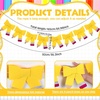 image:imageSumind 2 Pcs Back to School Decorations Banner 7 ft Felt Pencil Bow Garland 3D First Day of School Hanging Backdrop Ornament for Classroom Pencil Teacher Party Decoration Gift98 ftBlue White3 PcsYellow