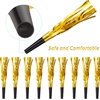 image:imageSumind 24 Pcs Gold and Black Noise Makers Metallic Fringed Party Blowers Horns Whistles Noisemakers Party Favors for Adults Birthday Graduation Sporting Events Celebration Surprise SuppliesGold and Silver