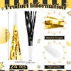 image:imageSumind 24 Pcs Gold and Black Noise Makers Metallic Fringed Party Blowers Horns Whistles Noisemakers Party Favors for Adults Birthday Graduation Sporting Events Celebration Surprise SuppliesGold and Black