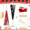 image:imageSumind 24 Pcs Gold and Black Noise Makers Metallic Fringed Party Blowers Horns Whistles Noisemakers Party Favors for Adults Birthday Graduation Sporting Events Celebration Surprise SuppliesBlack and Red