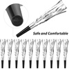 image:imageSumind 24 Pcs Gold and Black Noise Makers Metallic Fringed Party Blowers Horns Whistles Noisemakers Party Favors for Adults Birthday Graduation Sporting Events Celebration Surprise SuppliesSilver