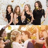 image:imageSumind 24 Pcs Gold and Black Noise Makers Metallic Fringed Party Blowers Horns Whistles Noisemakers Party Favors for Adults Birthday Graduation Sporting Events Celebration Surprise SuppliesGold