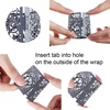 image:imageSumind 24 Pieces Tea Light Wraps Laser Cut Decorative Votive Wraps Paper Candle Holder for LED Battery Tealight Candles for Valentine Birthday Wedding Party Decoration