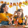 image:imageSumind 24 Sets Fall Leaves Ornaments Decorations Autumn Fall Craft Kit for Kids Sets Owl Cutouts DIY Fun Pumpkin Owl Decoration Home Activities for Birthday Thanksgiving Holiday Classroom Party Favors