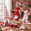 image:imageSumind 3 Pcs Christmas Sitting Doll Santa Claus Snowman Reindeer Sitter Christmas Ornament with Long Legs Xmas Figurines Plush for Table Fireplace Home DecorationValentines Day