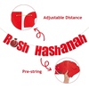 image:imageSumind 3 Pieces Shana Tova Banner Rosh Hashanah Banner Jewish New Year Garland Jewish Holiday Greetings Paper Garland Jewish New Year Party Decorations