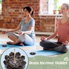 image:imageSumind 30 Pieces Incense Holder Lotus Sticks Incense Burner Cone Burner Ash Catcher for Home Fragrance Decor Yoga SPA BedroomRetroBronze